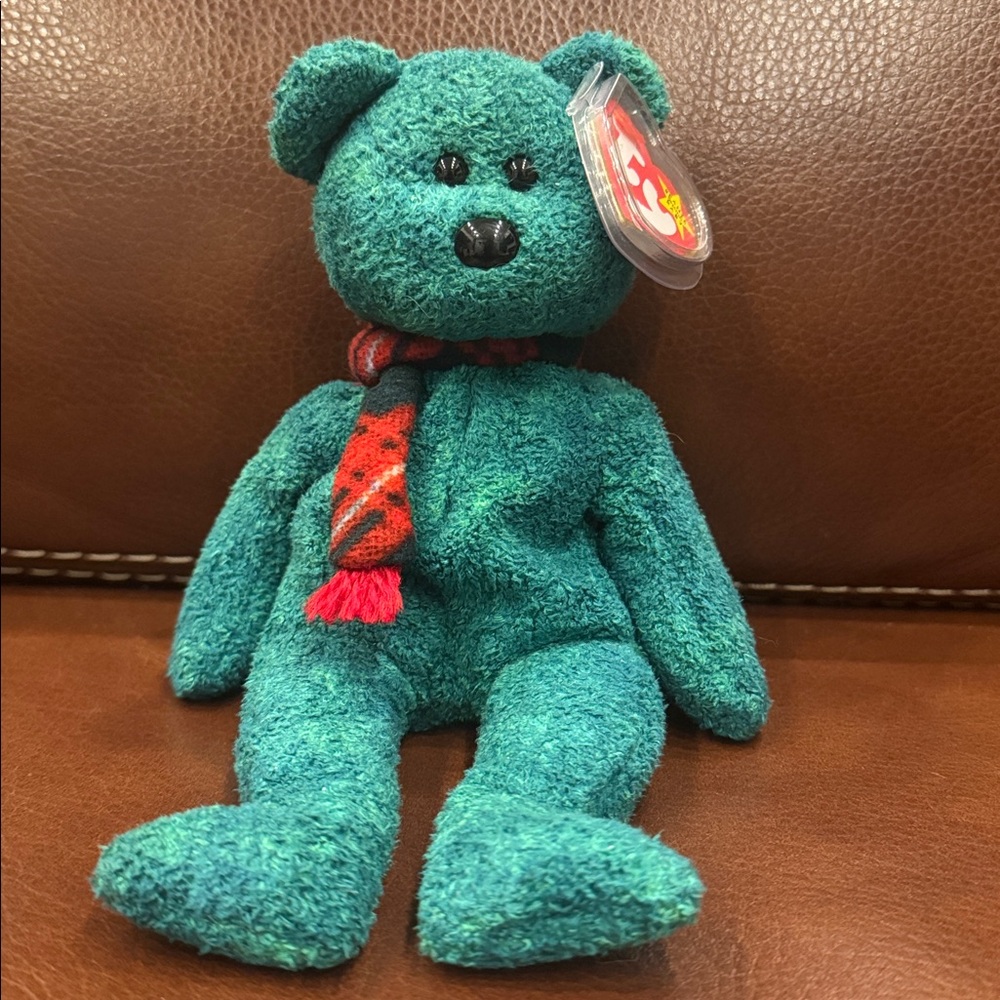 Ty Original Beanie Baby “Wallace” the Bear Retired Vintage Stuffed Plush